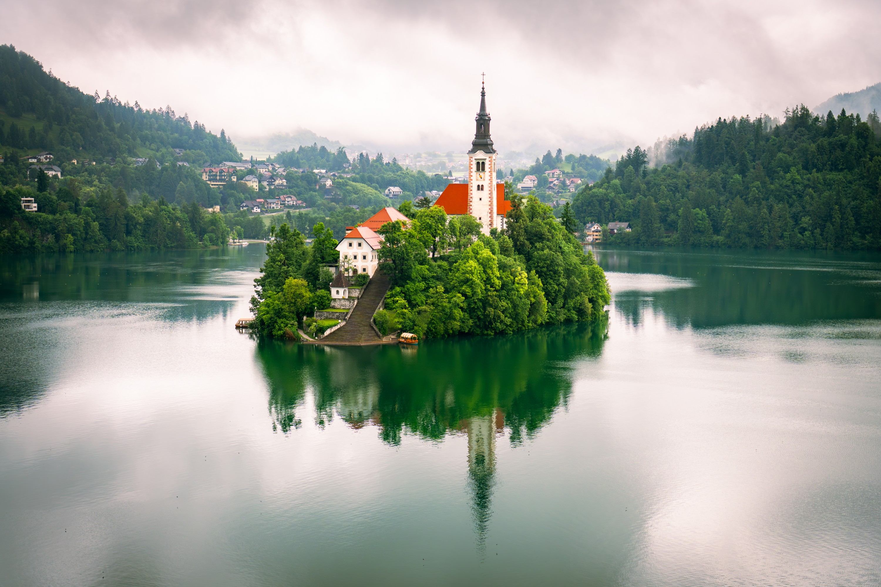 Mirror of the Islet — Lake Bled, Slovenia